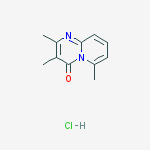 2,3,6-trimethyl-4H-pyrido[1,2-a]pyrimidin-4-one hydrochloride molecular structure