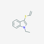 3-(ethenylsulfanyl)-1-ethyl-1H-indole