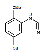 1H-Benzimidazol-4-ol,7-methoxy- molecular structure