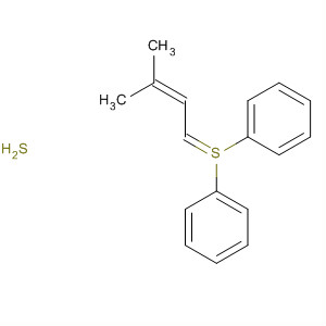 Benzene, 1,1'-[(3-methyl-2-butenylidene)bis(thio)]bis- molecular structure