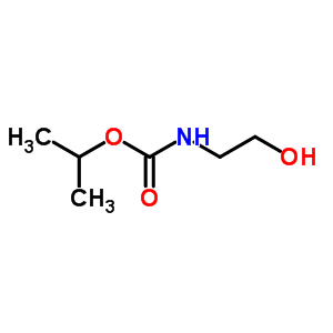 propan-2-yl N-(2-hydroxyethyl)carbamate molecular structure