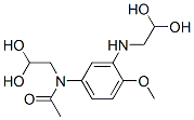 N-(dihydroxyethyl)-N-[3-[(dihydroxyethyl)amino]-4-methoxyphenyl]acetamide