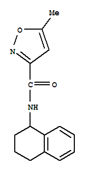 3-Isoxazolecarboxamide,5-methyl-N-(1,2,3,4-tetrahydro-1-naphthalenyl)-