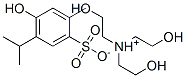 tris(2-hydroxyethyl)ammonium thymol-6-sulphonate