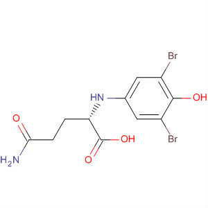 L-Glutamine, N-(3,5-dibromo-4-hydroxyphenyl)- molecular structure