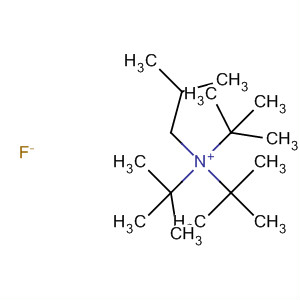 2-Propanaminium, N,N,N-tris(1,1-dimethylethyl)-2-methyl-, fluoride molecular structure