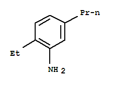 Benzenamine,2-ethyl-5-propyl- molecular structure