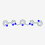 2,6-bis[(3-pyridin-2-yl-1H-pyrazol-1-yl)methyl]pyridine molecular structure