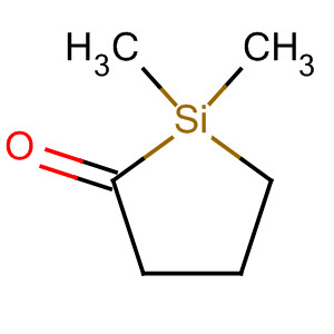 Silacyclopentan-2-one, 1,1-dimethyl- molecular structure
