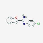 N-(4-CHLOROPHENYL)-2-BENZOFURANCARBOXIMIDAMIDE molecular structure