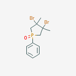3,4-dibromo-3,4-dimethyl-1-phenylphospholane 1-oxide
