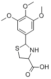 2-(3,4,5-TRIMETHOXY-PHENYL)-THIAZOLIDINE-4-CARBOXYLIC ACID molecular structure