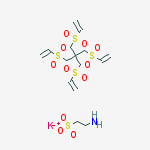 ethanesulfonic acid, 2-amino-, monopotassium salt, polymer with 1,3-bis(ethenyl molecular structure