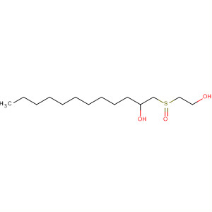 2-Dodecanol, 1-[(2-hydroxyethyl)sulfinyl]- molecular structure