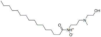 N-[3-[(2-Hydroxyethyl)methylamino]propyl]hexadecanamide N-oxide molecular structure