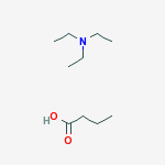BUTYRIC ACID COMPOUND WITH TRIETHYLAMINE (1:1) molecular structure