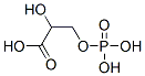 (+)-3-O-Phosphono-L-glyceric acid molecular structure