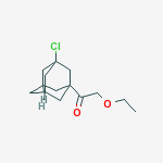 ETHANONE,1-(1-CHLORO-3-ADAMANTYL)-2-ETHOXY- molecular structure