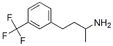 1-Methyl-3-[3-(trifluoromethyl)phenyl]propylamine molecular structure