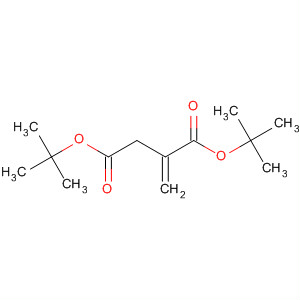 Butanedioic acid, methylene-, bis(1,1-dimethylethyl) ester molecular structure