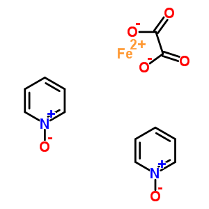 iron(2+) ethanedioate - pyridine 1-oxide (1:1:2) molecular structure