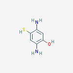 PHENOL,2,5-DIAMINO-4-MERCAPTO- molecular structure