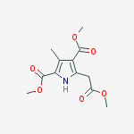 Dimethyl 5-(2-methoxy-2-oxoethyl)-3-methyl-1h-pyrrole-2,4-dicarboxylate