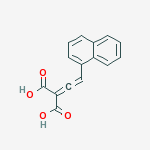2-(2-(1-NAPHTHYL)ETHENYLIDENE)MALONIC ACID