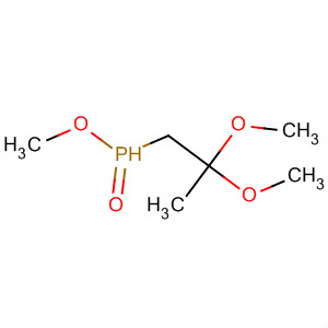 Phosphinic acid, (1,1-dimethoxyethyl)methyl-, methyl ester molecular structure