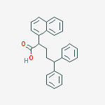2-(naphthalen-1-yl)-5,5-diphenylpentanoic acid
