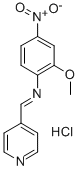 2-Methoxy-4-nitro-N-(4-pyridinylmethylene)benzenamine monohydrochlorid e