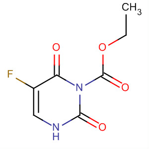 1(2H)-Pyrimidinecarboxylic acid, 5-fluoro-3,6-dihydro-2,6-dioxo-, ethylester molecular structure