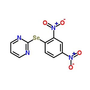 2-[(2,4-dinitrophenyl)selanyl]pyrimidine molecular structure