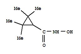 CYCLOPROPANECARBOXAMIDE,N-HYDROXY-2,2,3,3-TETRAMETHYL- molecular structure