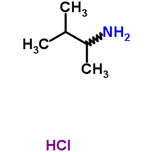 3-methylbutan-2-amine hydrochloride (1:1) molecular structure