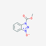1-(methoxycarbonyl)-1H-benzo[d][1,2,3]triazole 3-oxide molecular structure