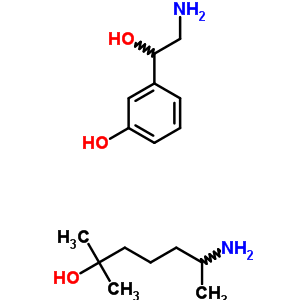 3-(2-amino-1-hydroxyethyl)phenol - 6-amino-2-methylheptan-2-ol (1:1)