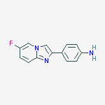 Benzenamine, 4-(6-fluoroimidazo[1,2-a]pyridin-2-yl)-