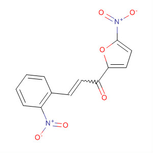 2-Propen-1-one, 1-(5-nitro-2-furanyl)-3-(2-nitrophenyl)- molecular structure