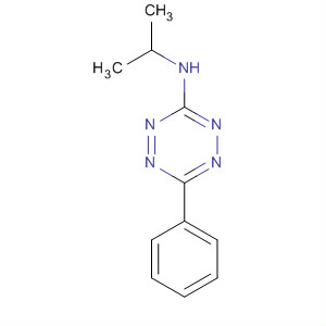 1,2,4,5-Tetrazin-3-amine, N-(1-methylethyl)-6-phenyl- molecular structure