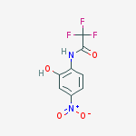 2,2,2-trifluoro-N-(2-hydroxy-4-nitrophenyl)acetamide molecular structure