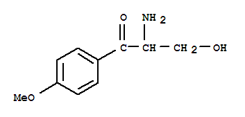 1-Propanone,2-amino-3-hydroxy-1-(4-methoxyphenyl)-
