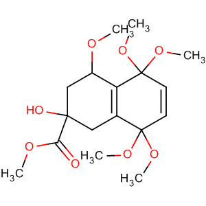 2-Naphthalenecarboxylic acid,1,2,3,4,5,8-hexahydro-2-hydroxy-4,5,5,8,8-pentamethoxy-, methyl ester,trans-