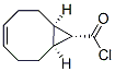 BICYCLO[6.1.0]NON-4-ENE-9-CARBONYL CHLORIDE,(1A,8A,9A)- molecular structure