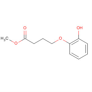 Butanoic acid, 4-(2-hydroxyphenoxy)-, methyl ester molecular structure