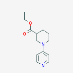 ethyl 1-(pyridin-4-yl)piperidine-3-carboxylate molecular structure