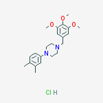 1-(3,4-dimethylphenyl)-4-(3,4,5-trimethoxybenzyl)piperazine hydrochloride
