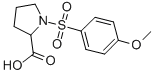 1-[(4-METHOXYPHENYL)SULFONYL]PYRROLIDINE-2-CARBOXYLIC ACID molecular structure