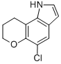 1,7,8,9-Tetrahydro-5-chloropyrano(2,3-g)indole molecular structure