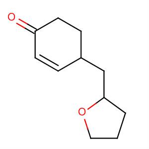 2-Cyclohexen-1-one, 4-[(tetrahydro-2-furanyl)methyl]- molecular structure